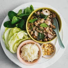 Cách làm Larb Thịt Heo Băm Kiểu Thái - Moo Pork Larb