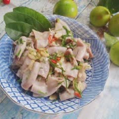 Cách Làm Lòng Heo Trộn Mắm Ngon Miệng Hấp Dẫn
