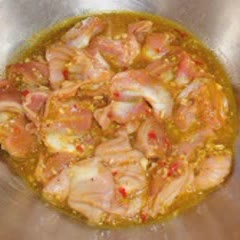 Cách làm mề gà nướng nghệ