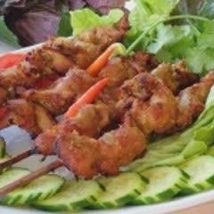 Cách làm mề gà nướng nghệ