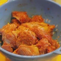 Cách làm mề gà nướng nghệ