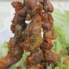 Cách làm mề gà nướng nghệ