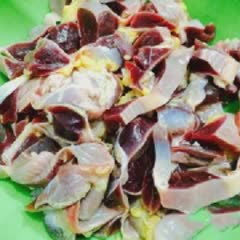 Cách làm mề gà nướng sả