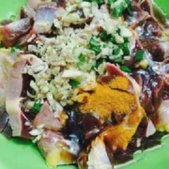 Cách làm mề gà nướng sả