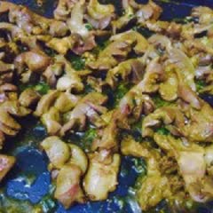 Cách làm mề gà nướng sả