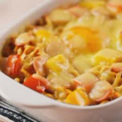 Cách làm mì tôm nướng phô mai