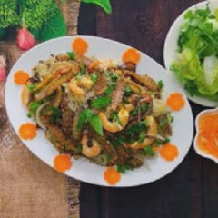 Cách Làm Miến Xào Tôm Bề Bề | Bổ Dưỡng