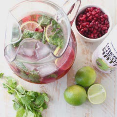 Cách làm Mojito lựu nước dừa