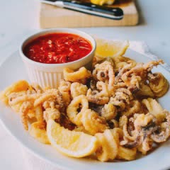 Cách làm Mực chiên giòn tại nhà