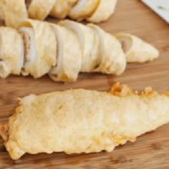 Cách làm mực nhồi tempura