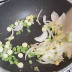 Cách làm mực xào bắp non đậu đũa