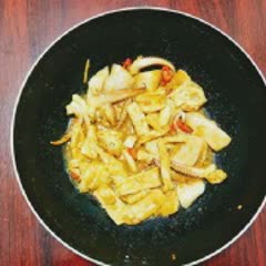 Cách làm mực xào cà ri