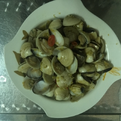 Cách làm nghêu xào bơ sả