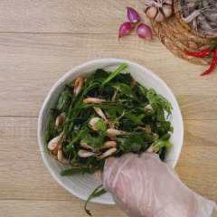 Cách Làm Nộm Tép Đồng Rau Muống | Đơn Giản Dễ Làm