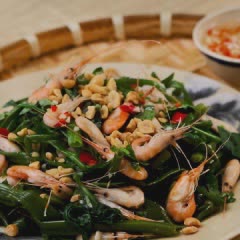 Cách Làm Nộm Tép Đồng Rau Muống | Đơn Giản Dễ Làm
