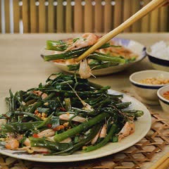 Cách Làm Nộm Tép Đồng Rau Muống | Đơn Giản Dễ Làm