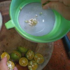 Cách làm nước dừa tắc chua ngọt