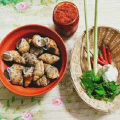 Cách làm ốc hương xào sả ớt