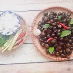 Cách làm ốc mít xào dừa