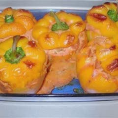 Cách Làm Ớt Chuông Nhồi Cơm Nấm, Cực Thơm Ngon