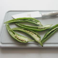 Cách làm ớt nhồi thịt chiên