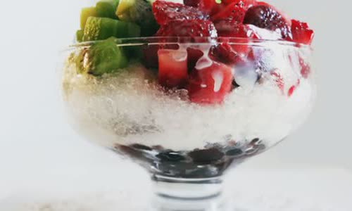 Cách Làm Patbingsu Đậu Đỏ Trái Cây Ngon Mát Lạnh