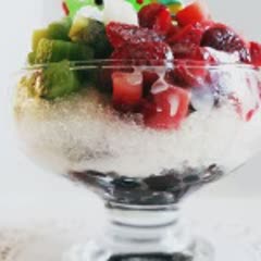 Cách Làm Patbingsu Đậu Đỏ Trái Cây Ngon Mát Lạnh