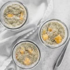 Cách làm pudding xoài hạt chia dừa