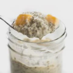 Cách làm pudding xoài hạt chia dừa