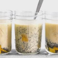 Cách làm pudding xoài hạt chia dừa