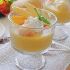 Cách làm pudding xoài ngọt mát