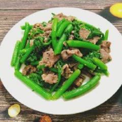 Cách làm rau bí xào thịt bò