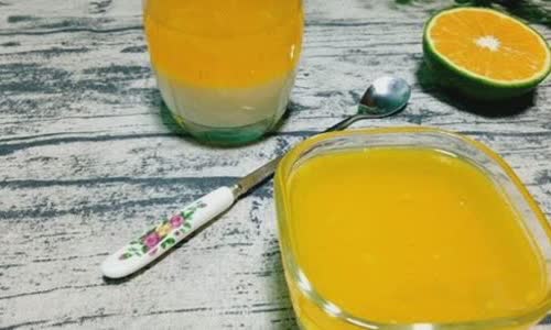 Cách làm rau câu cam sữa chua