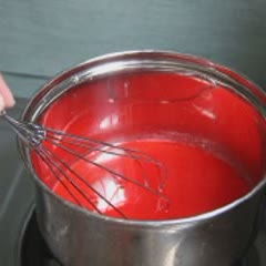 Cách làm Rau câu dưa hấu ruột đỏ