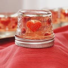 Cách làm rau câu trái tim cho Valentine