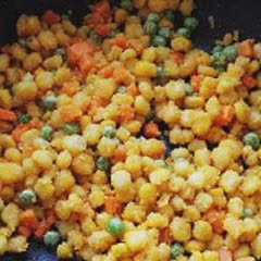 Cách làm rau củ xào trứng muối