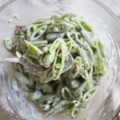 Cách làm Salad đậu que thịt xông khói