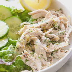 Cách làm Salad gà xé thì là