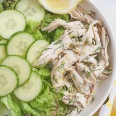Cách làm Salad gà xé thì là