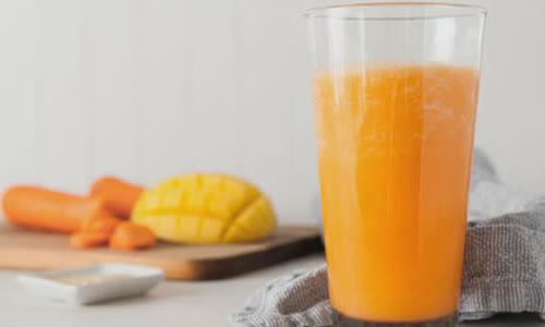 Cách làm Sinh tố xoài cà rốt