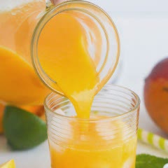Cách làm Sinh tố xoài chanh