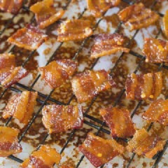 Cách làm Snack thịt xông khói nướng
