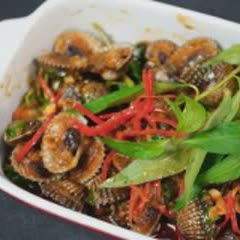Cách Làm Sò Huyết Sốt Bơ Đậu Phộng Béo Bùi
