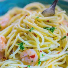 Cách làm Spaghetti tỏi tôm