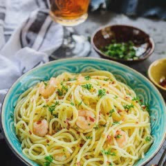 Cách làm Spaghetti tỏi tôm