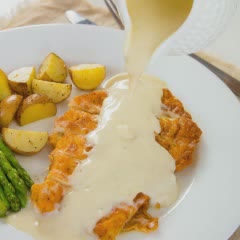 Cách làm Steak gà sốt Bechamel