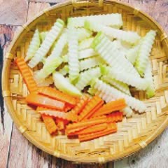 Cách làm su hào cà rốt muối