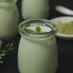 Cách làm sữa chua matcha