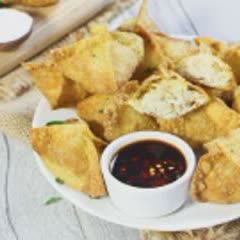 Cách làm Sủi cảo nhân phô mai chiên giòn