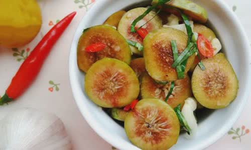 Cách làm sung muối xổi ngày Tết